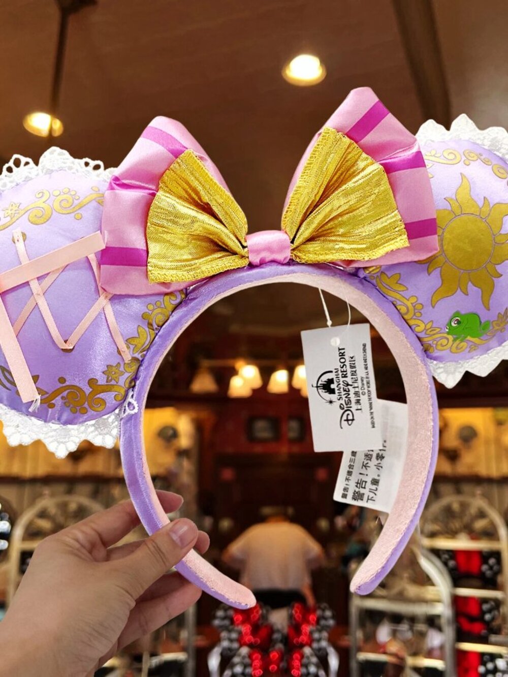 2026 Disney Parks Mickey Mouse Ears Rapunzel Tangled Pascal Minnie Headband - Picture 3 of 3